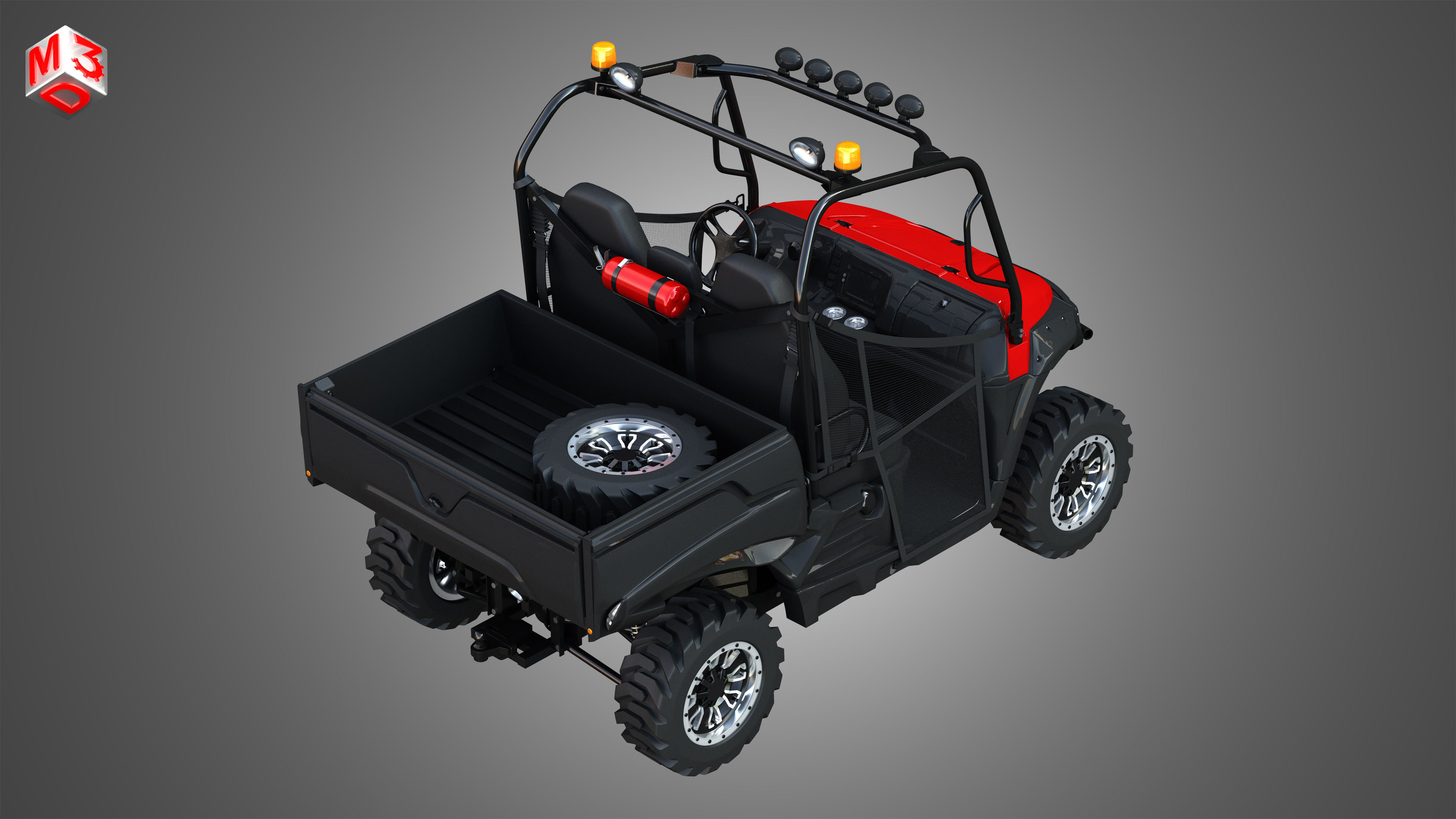  Mahindra 1000 Gas Standard 3D model_7