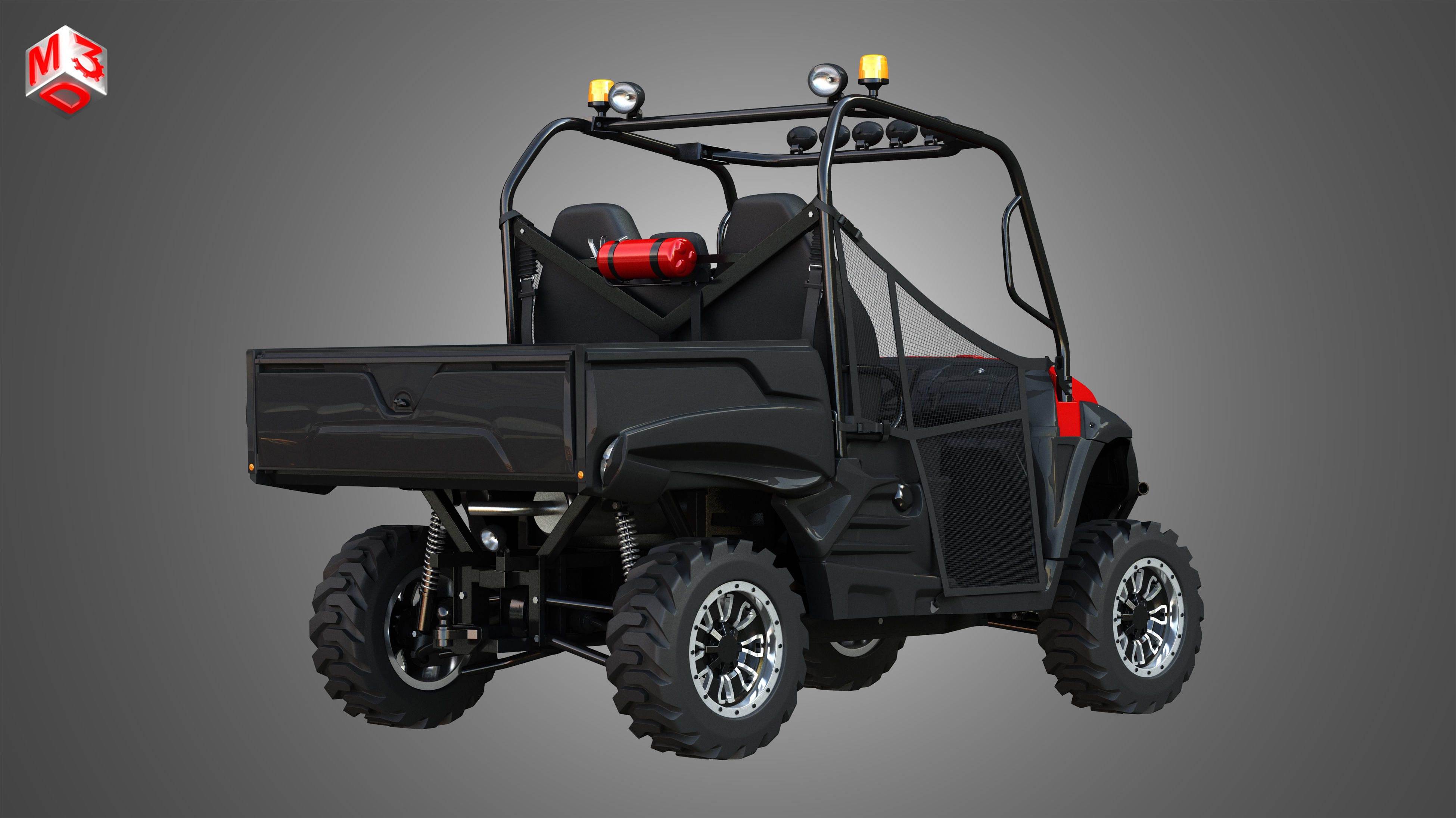  Mahindra 1000 Gas Standard 3D model_1