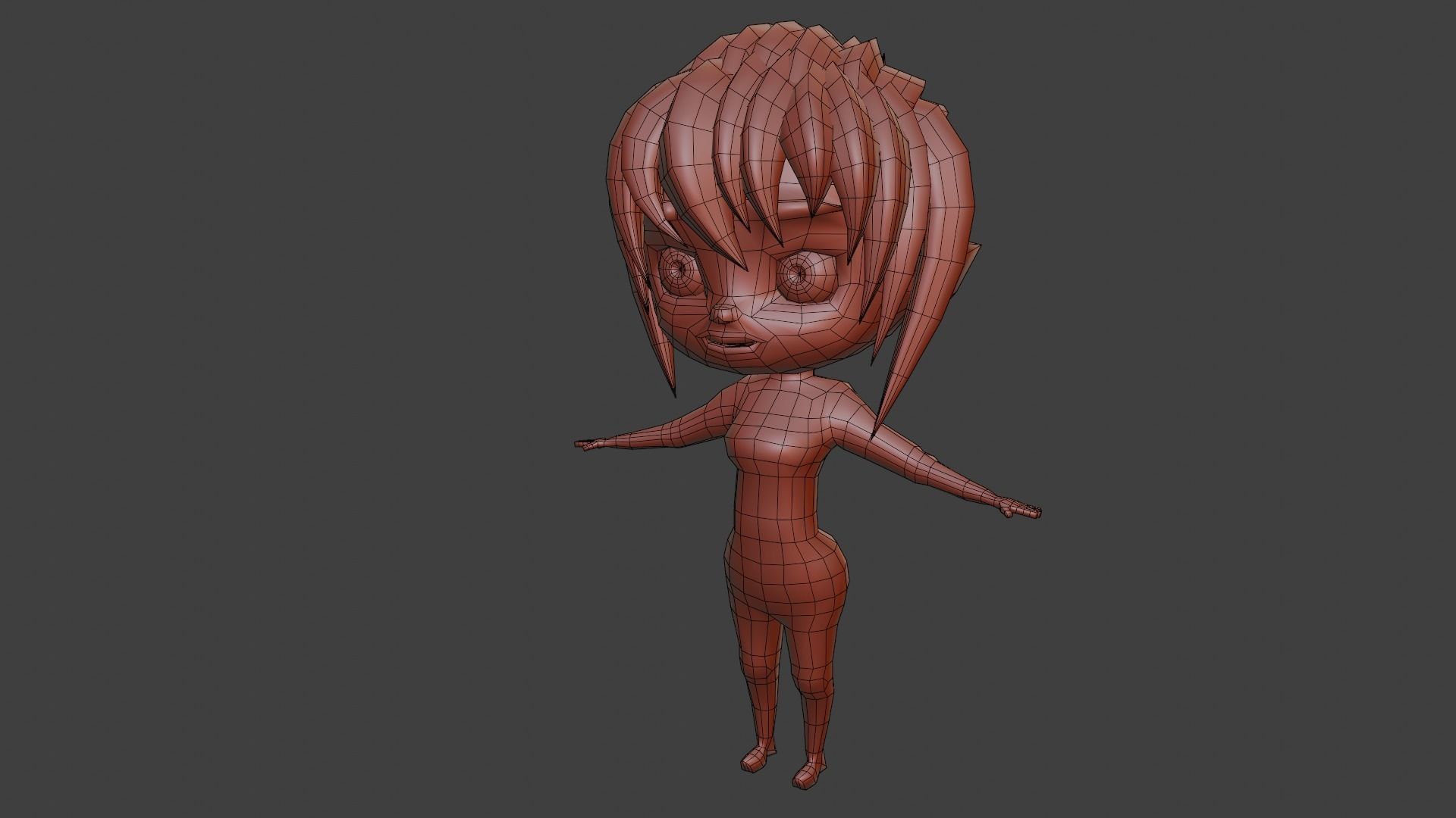 Character chiby Free low-poly 3D model_6