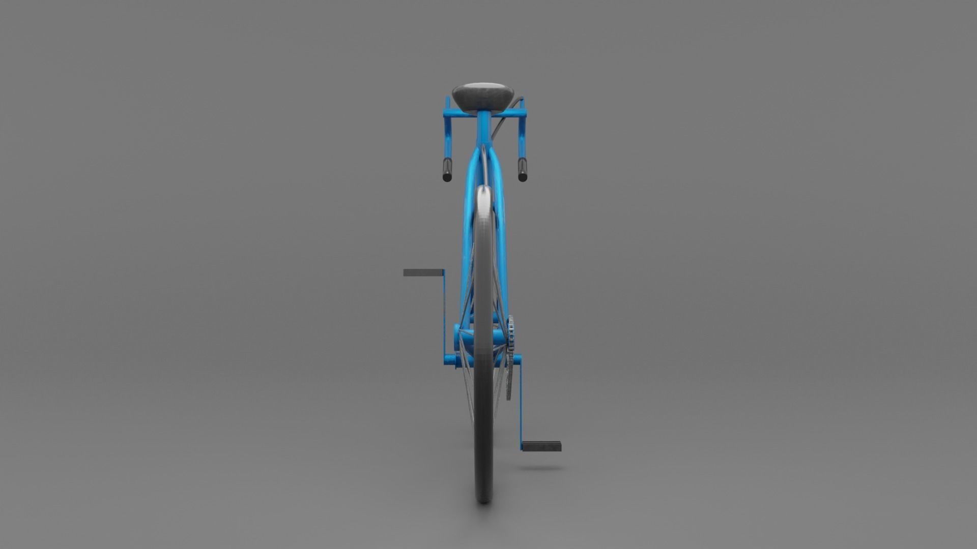 bicycle Low-poly 3D model_1
