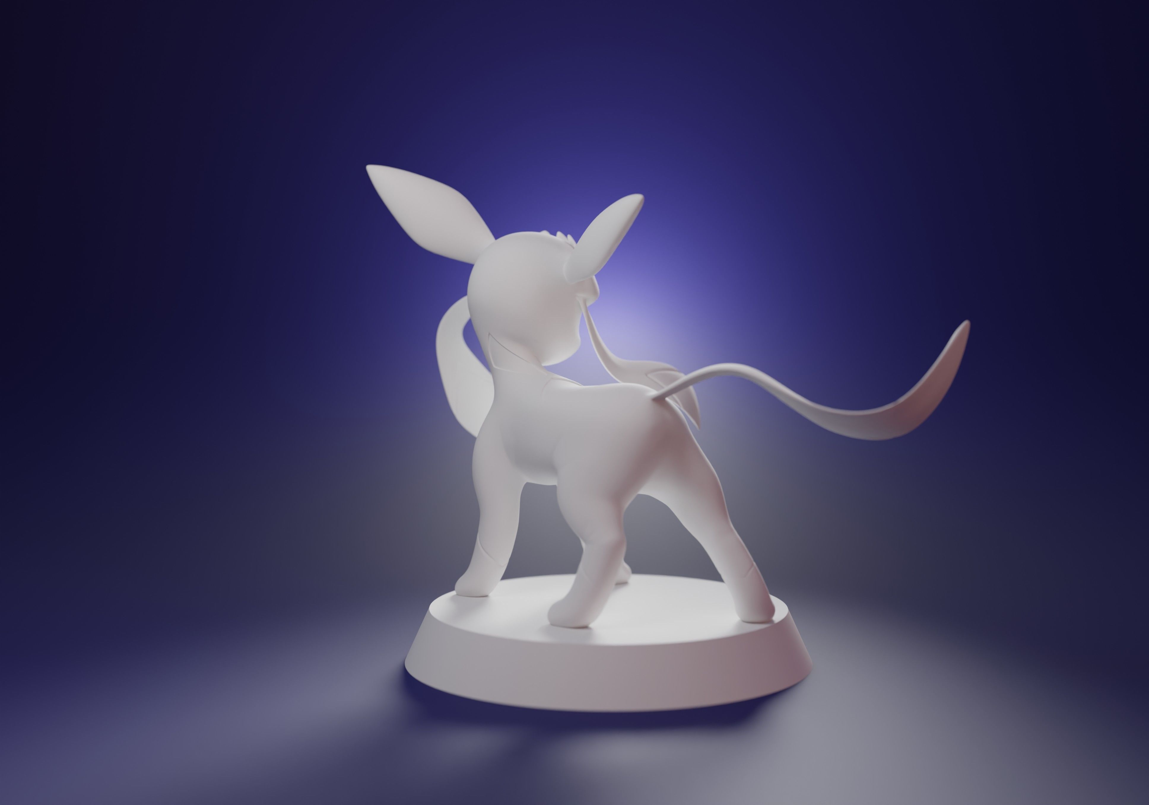 GLACEON - cute 3D printable shiny pokemon 3D print model_6
