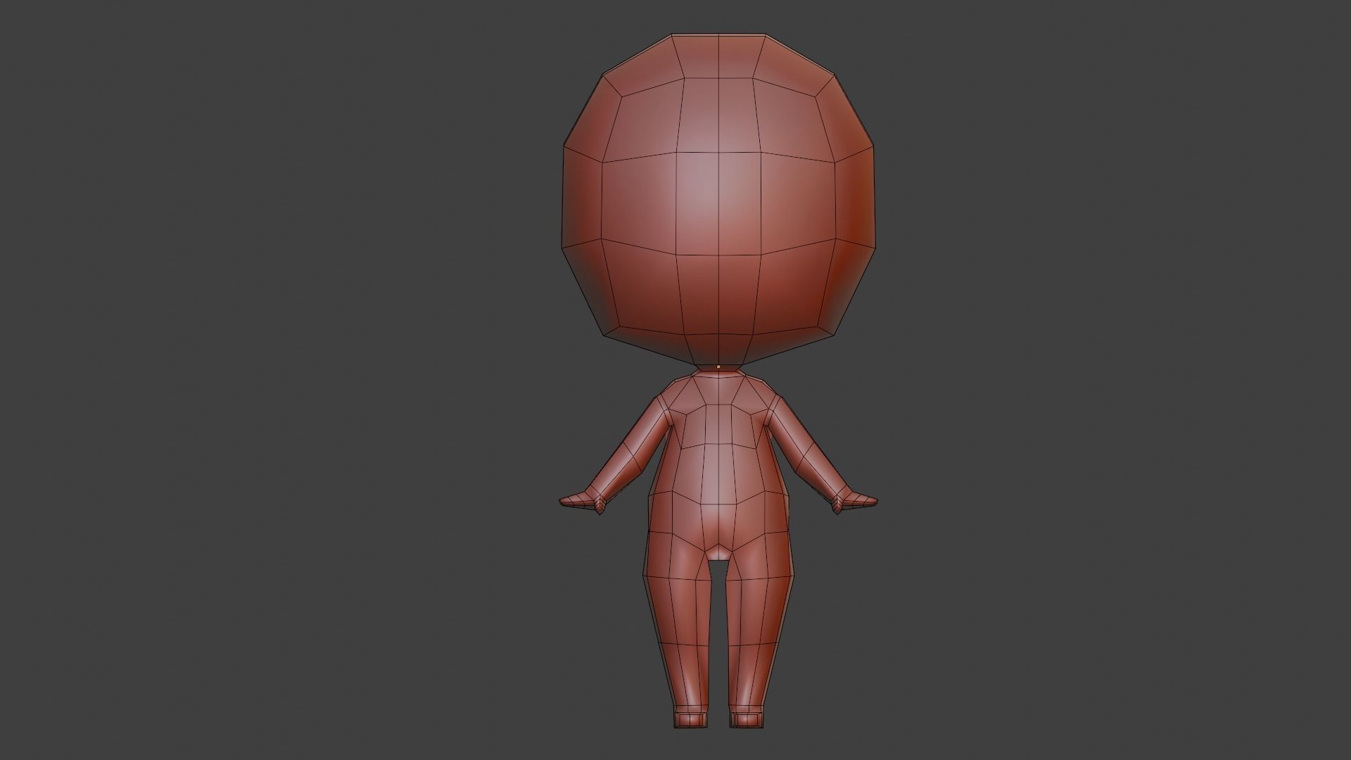 Simple Free Character Free low-poly 3D model_10
