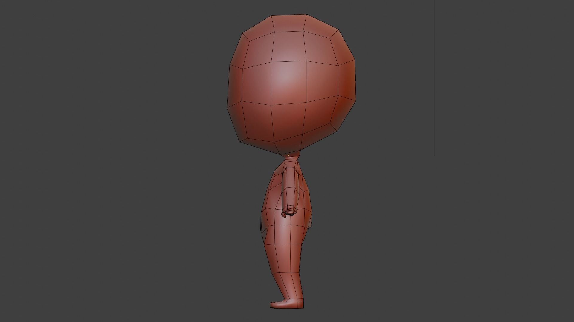 Simple Free Character Free low-poly 3D model_11