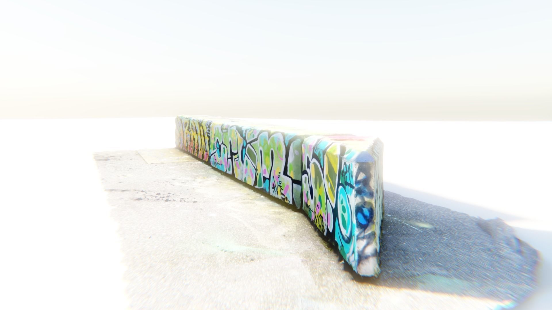 Wall Photoscan Free 3D model_2