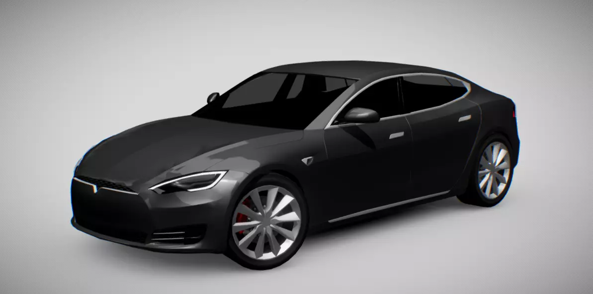Tesla Model S 3D model_0