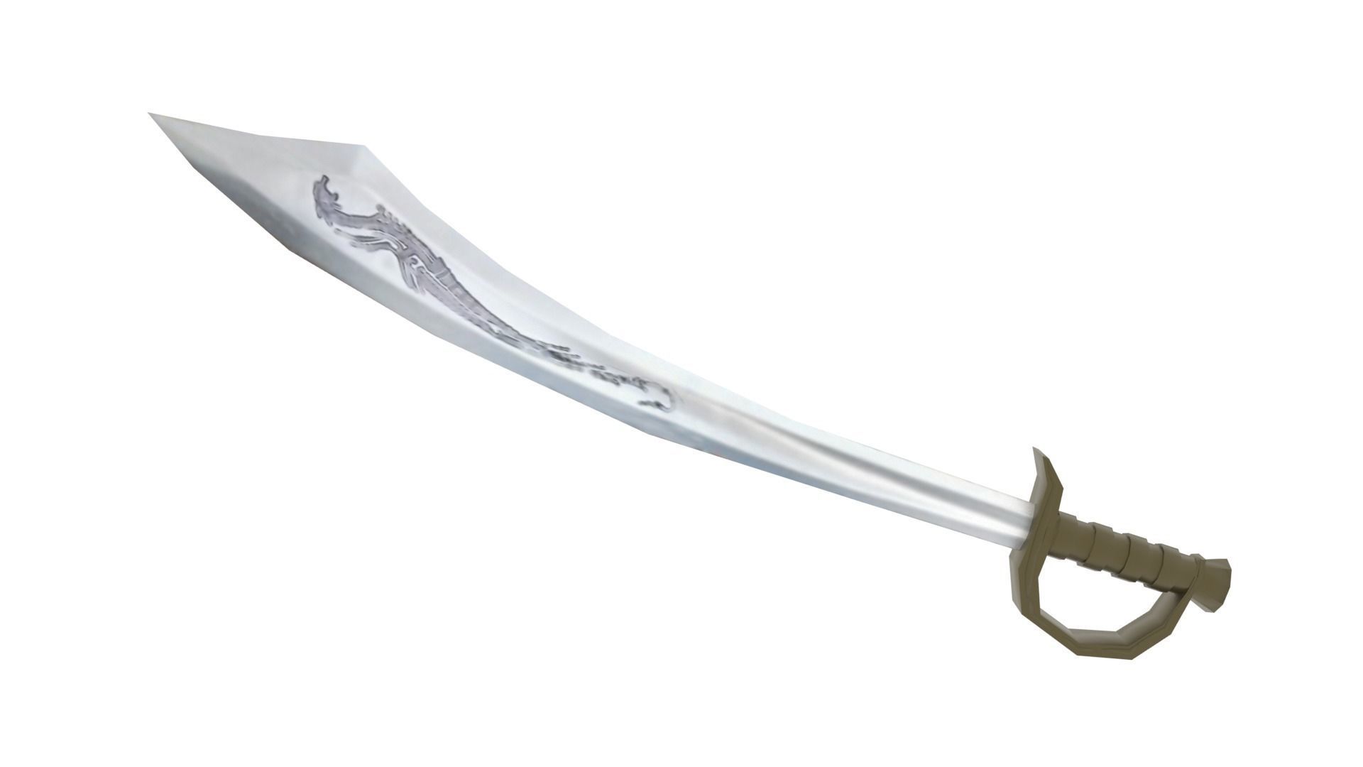 Lowpoly 3D Armaments bow and arrow Low-poly 3D model_8