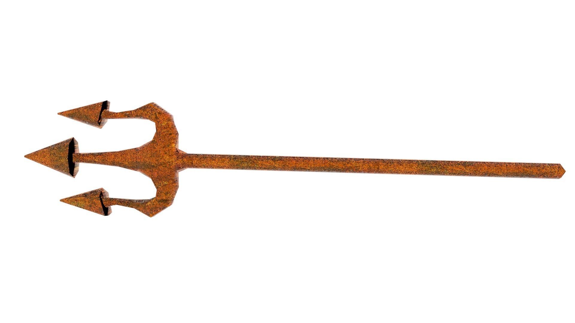 Lowpoly 3D Armaments bow and arrow Low-poly 3D model_15