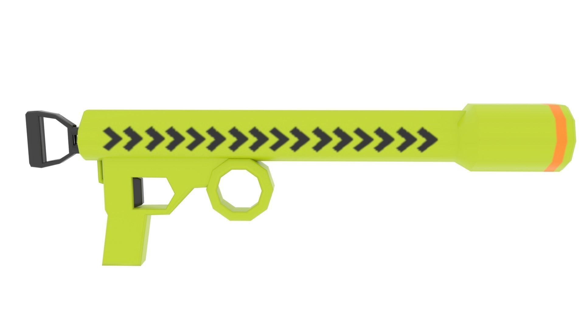 Lowpoly 3D Armaments bow and arrow Low-poly 3D model_17