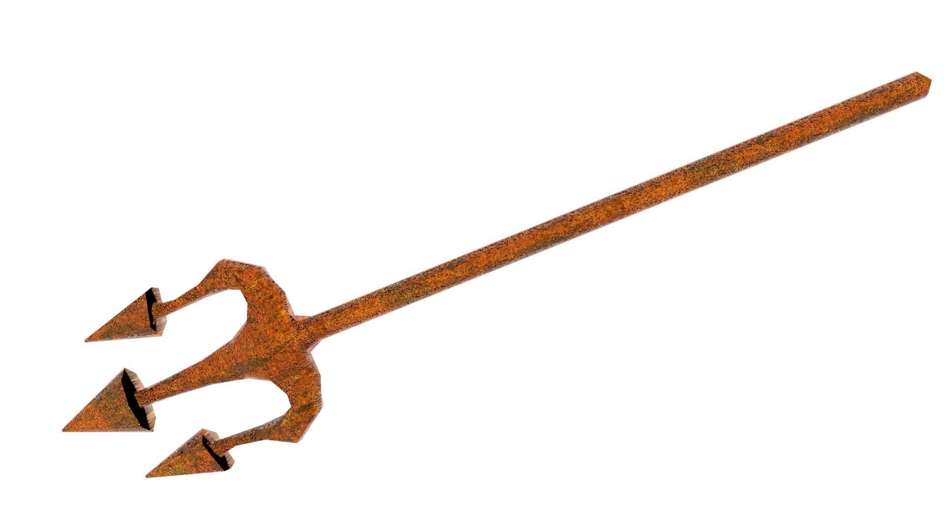 Lowpoly 3D Armaments bow and arrow Low-poly 3D model_16