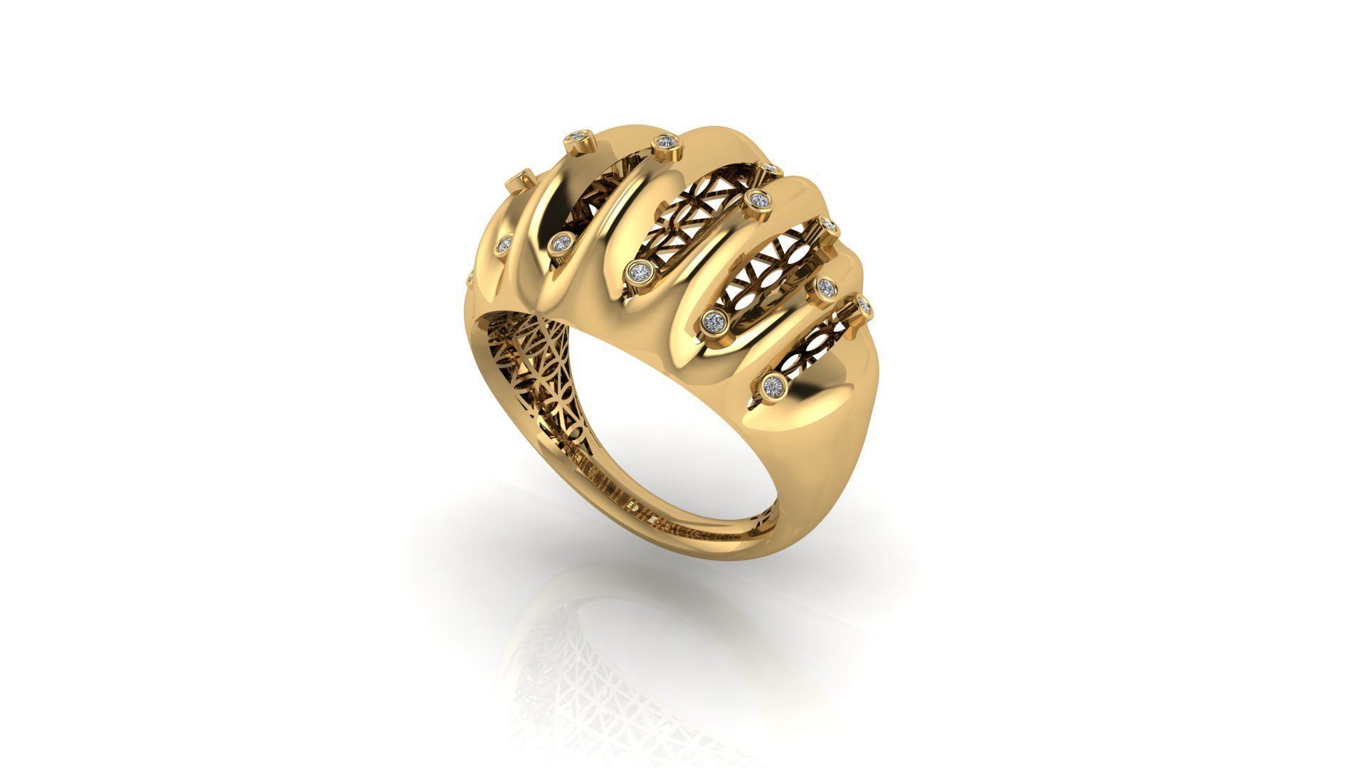 Rings 52 3D print model_5