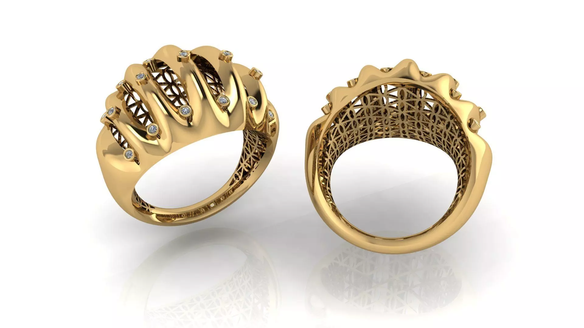 Rings 52 3D print model_0