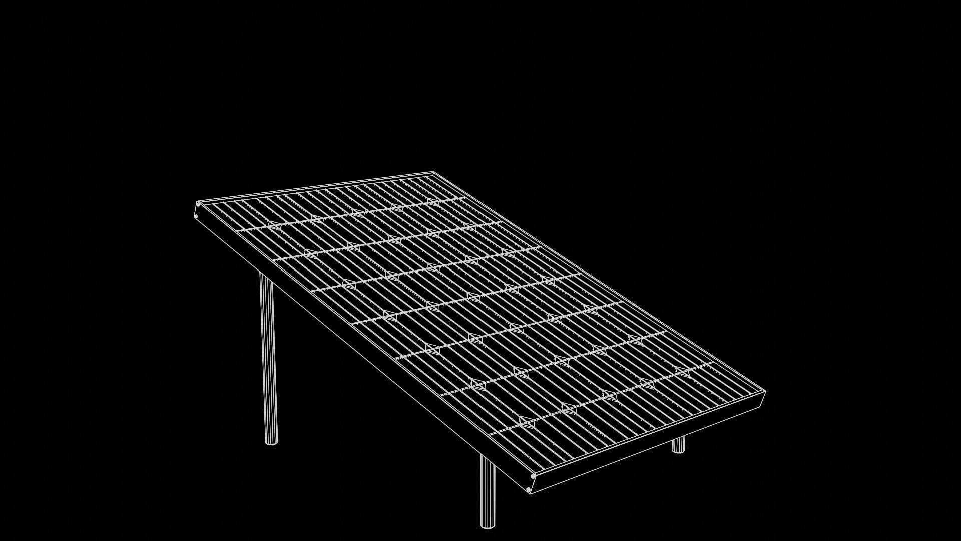 Solar Panel Set Low-poly 3D model_9