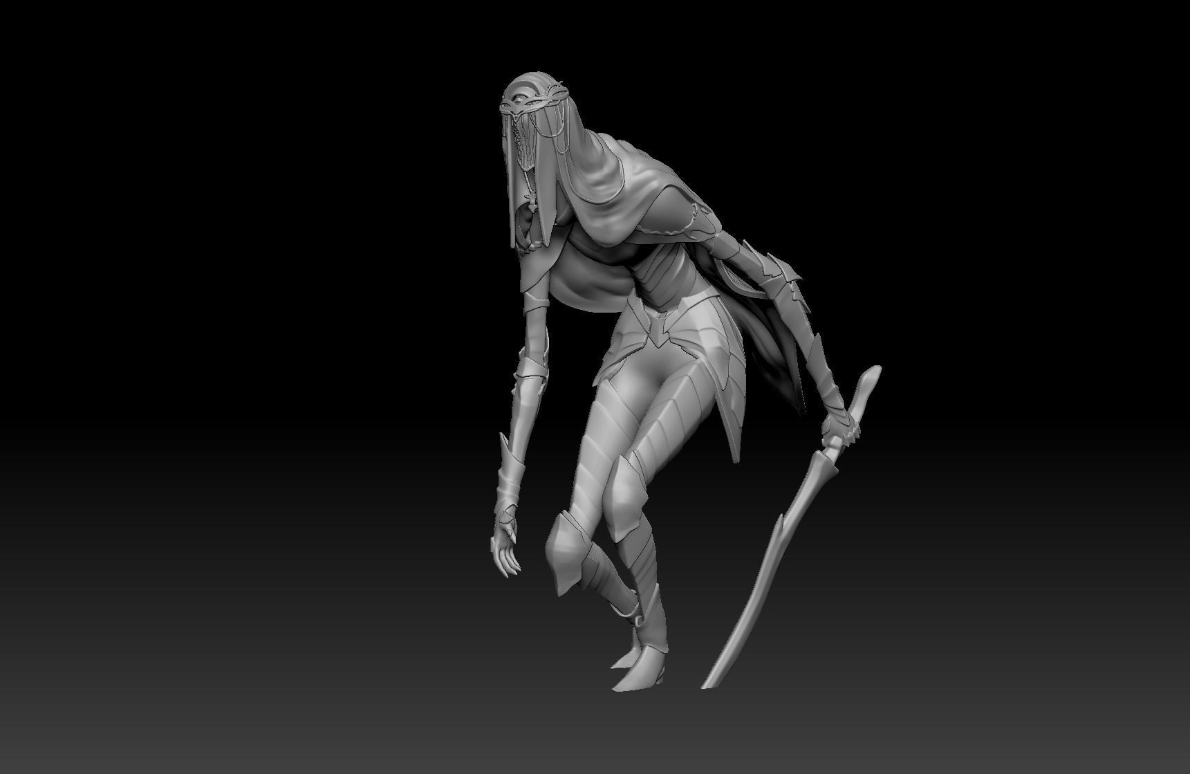 Dark Souls - The dancer of boreal valley 3D print model_9