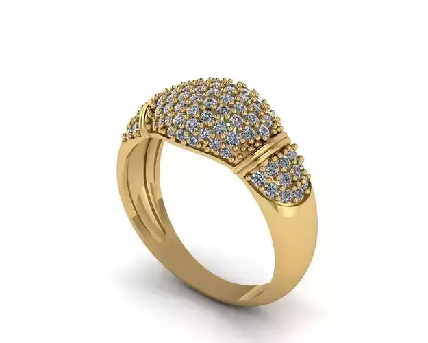 Classic diamond engagement ring