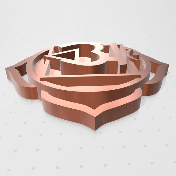 CHAKRA RAIZ - MULADHARA Free 3D print model_12