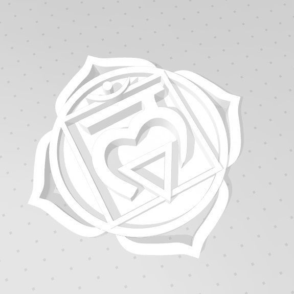 CHAKRA RAIZ - MULADHARA Free 3D print model_3