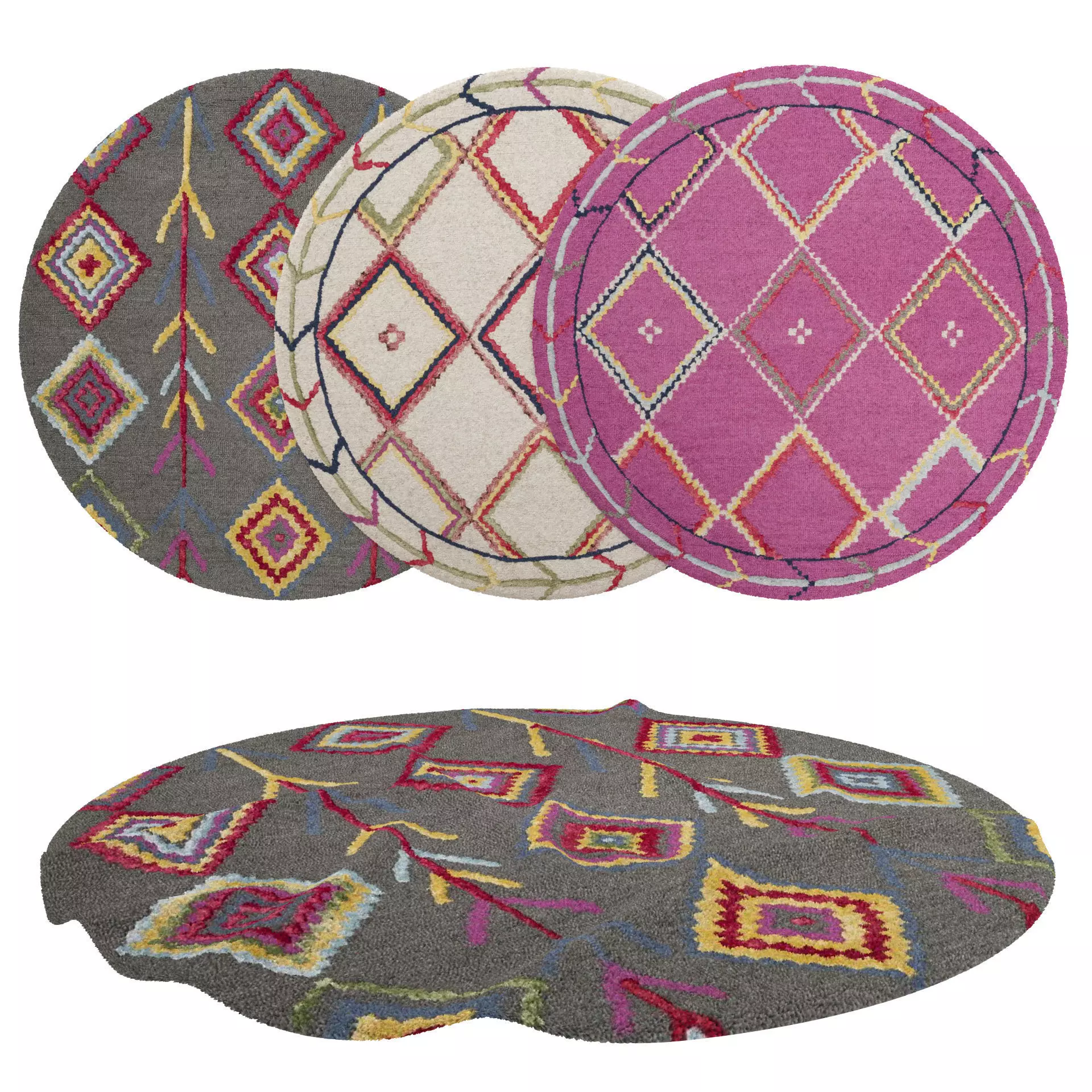 Rugs No 294 Low-poly 3D model_0