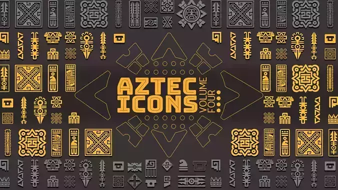 Aztec VECTOR ICONS Volume 4