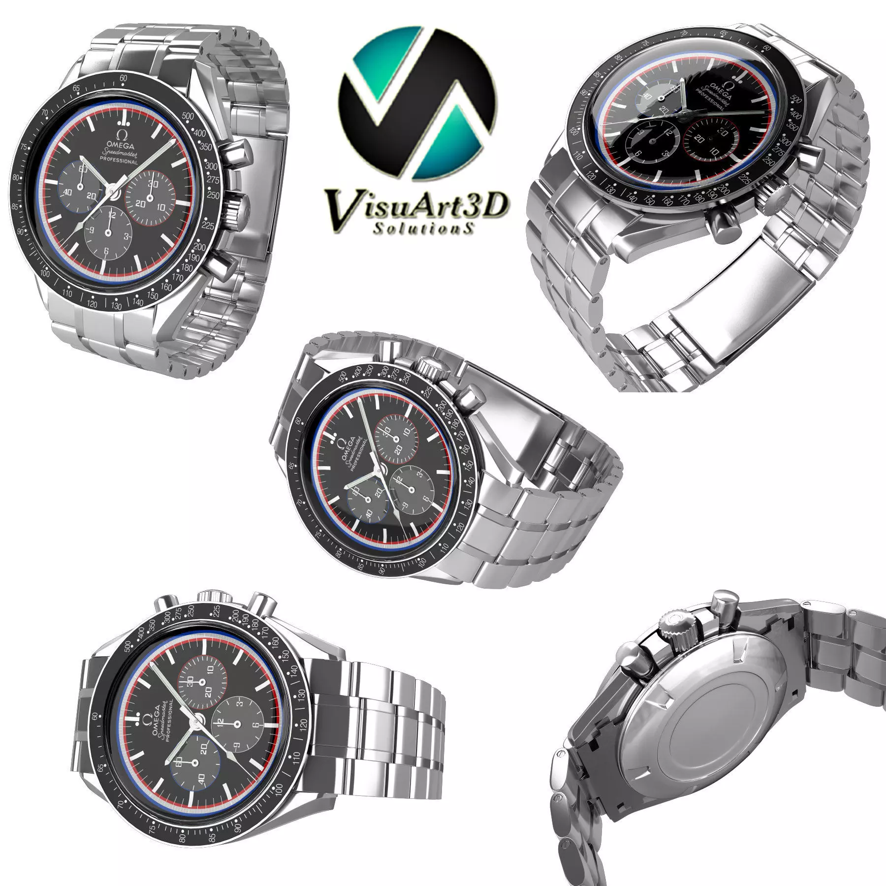 Omega Speedmaster 3D model