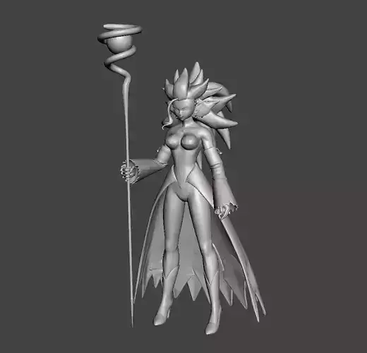 Demon Goddess Towa 3D Model