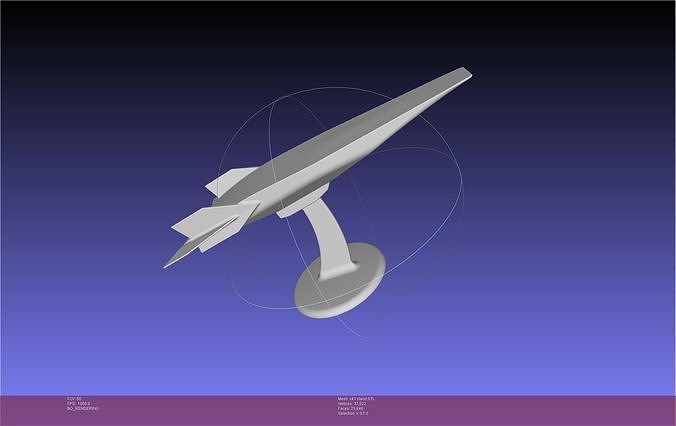 NASA X-43 Scramjet Experimental Plane Printable Miniature 3D print model