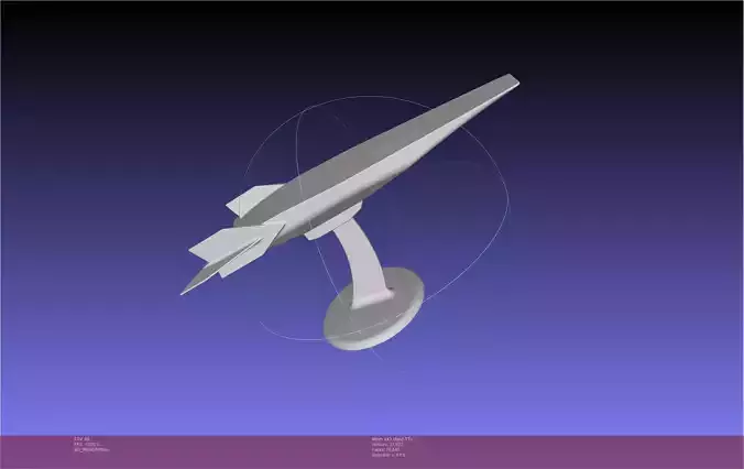 NASA X-43 Scramjet Experimental Plane Printable Miniature 3D print model