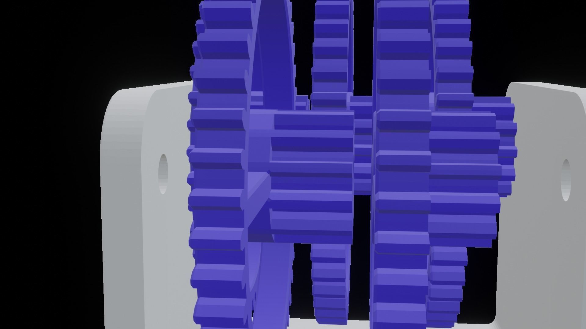 The Gearbox set of gears 3D print model_60