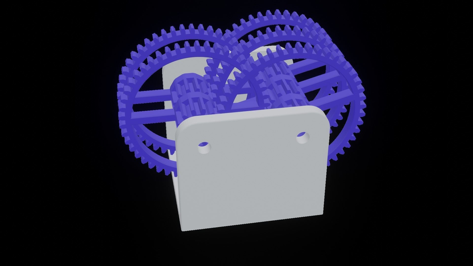 The Gearbox set of gears 3D print model_2