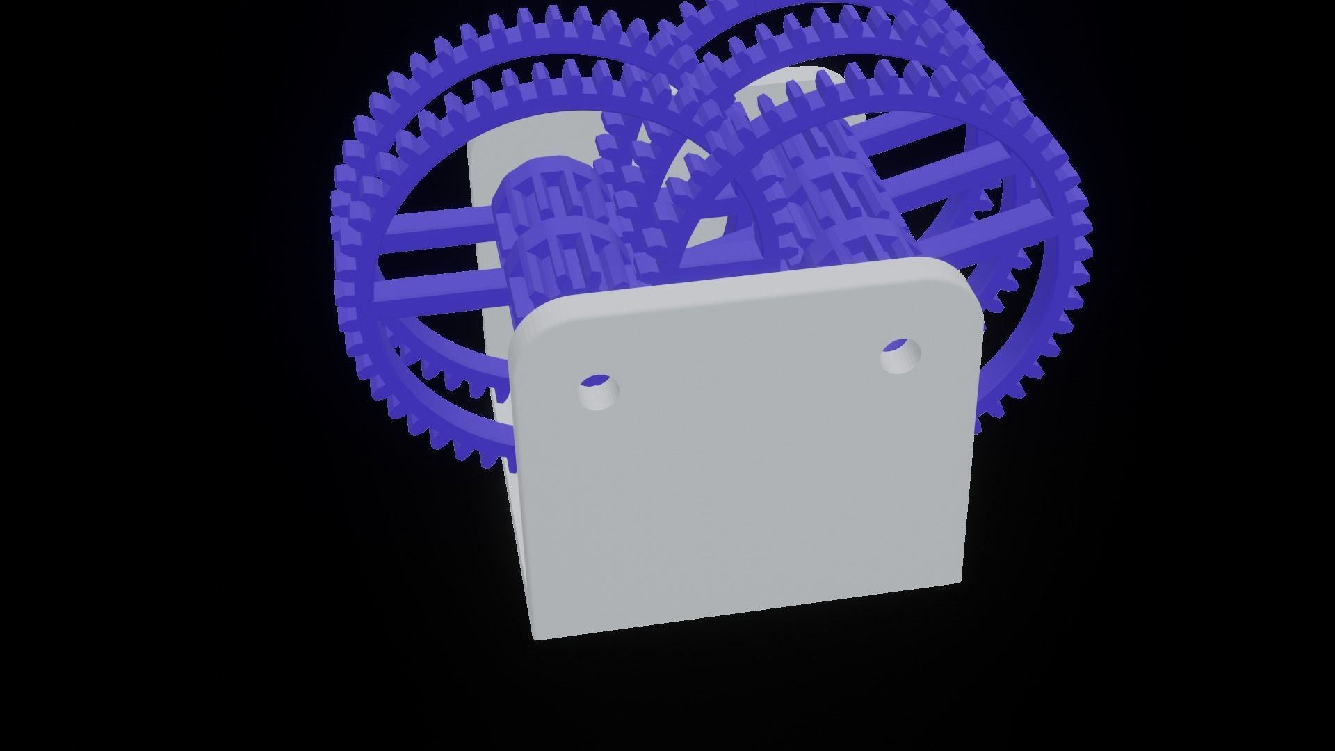 The Gearbox set of gears 3D print model_5