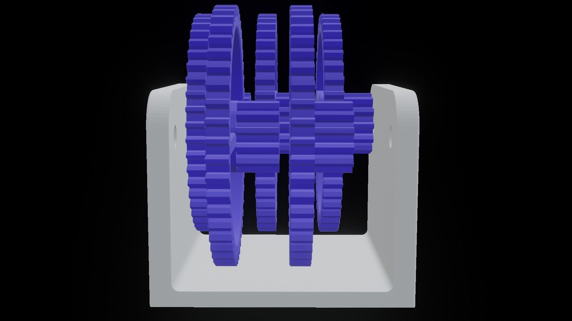 The Gearbox set of gears 3D print model_78