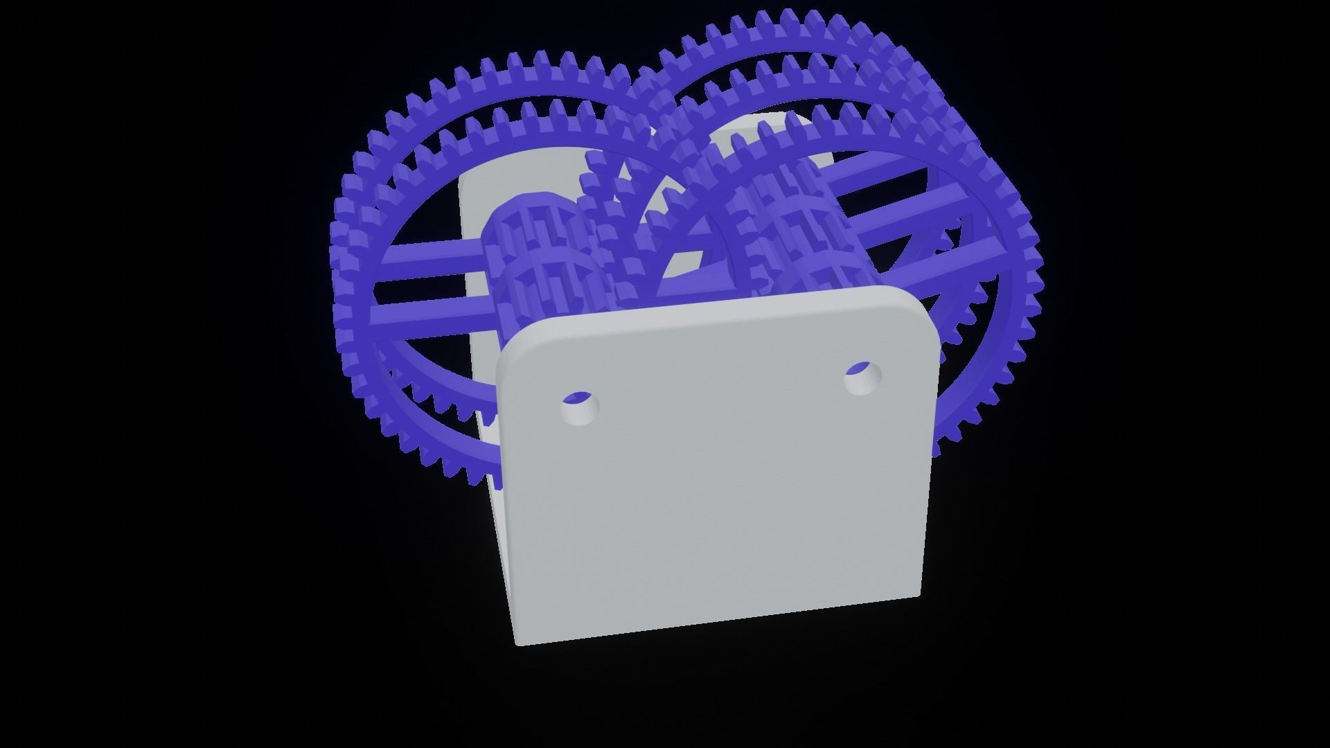 The Gearbox set of gears 3D print model_3
