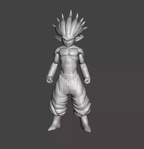 Fin 3D Model dragon ball character