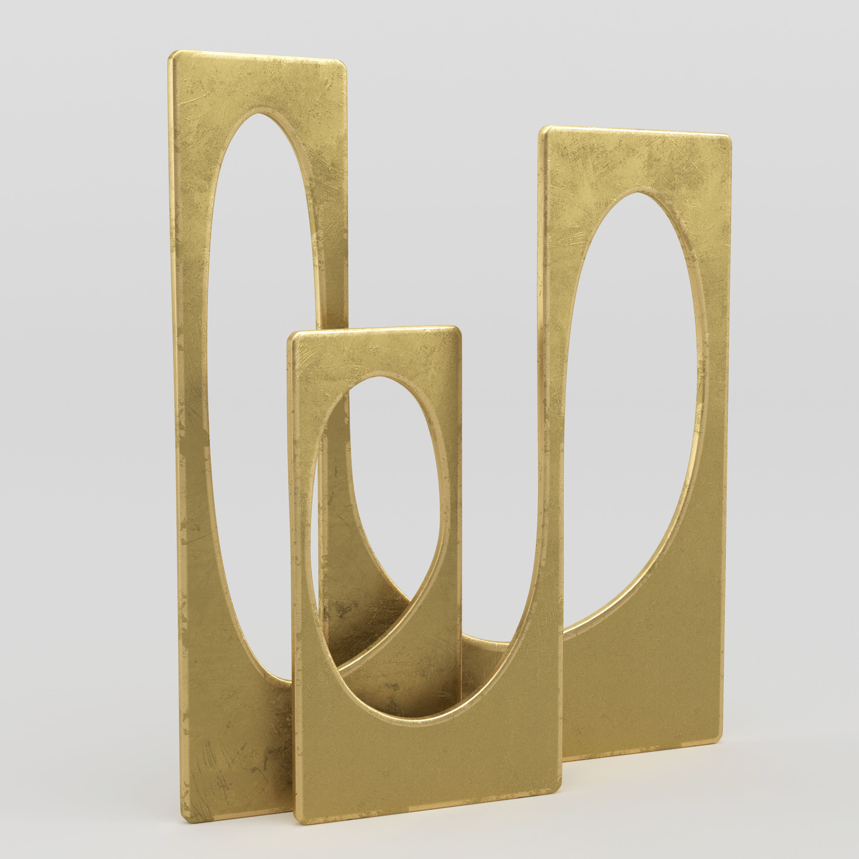 Decorative Set Vol 03 Abstract Sculptures Free 3D model_6