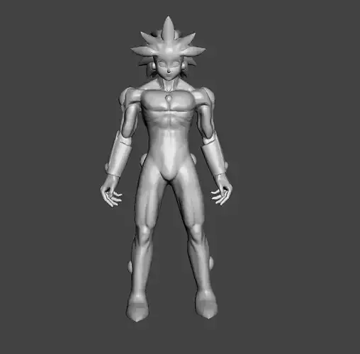 Kamioren 3D Model dragon ball character