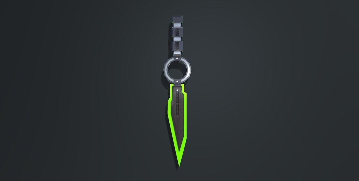 SciFi Melee Weapons Pack Low-poly 3D model_10