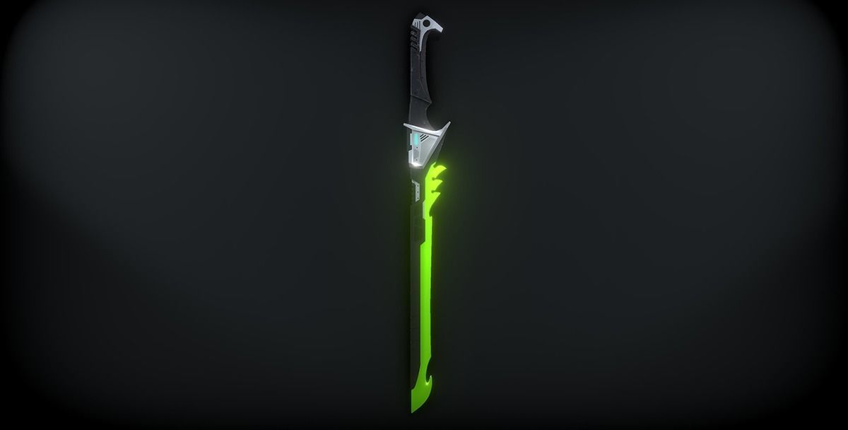 SciFi Melee Weapons Pack Low-poly 3D model_2