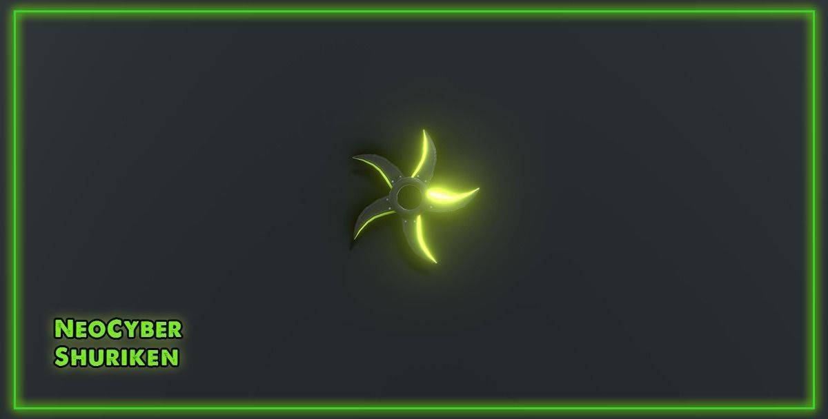 SciFi Melee Weapons Pack Low-poly 3D model_5