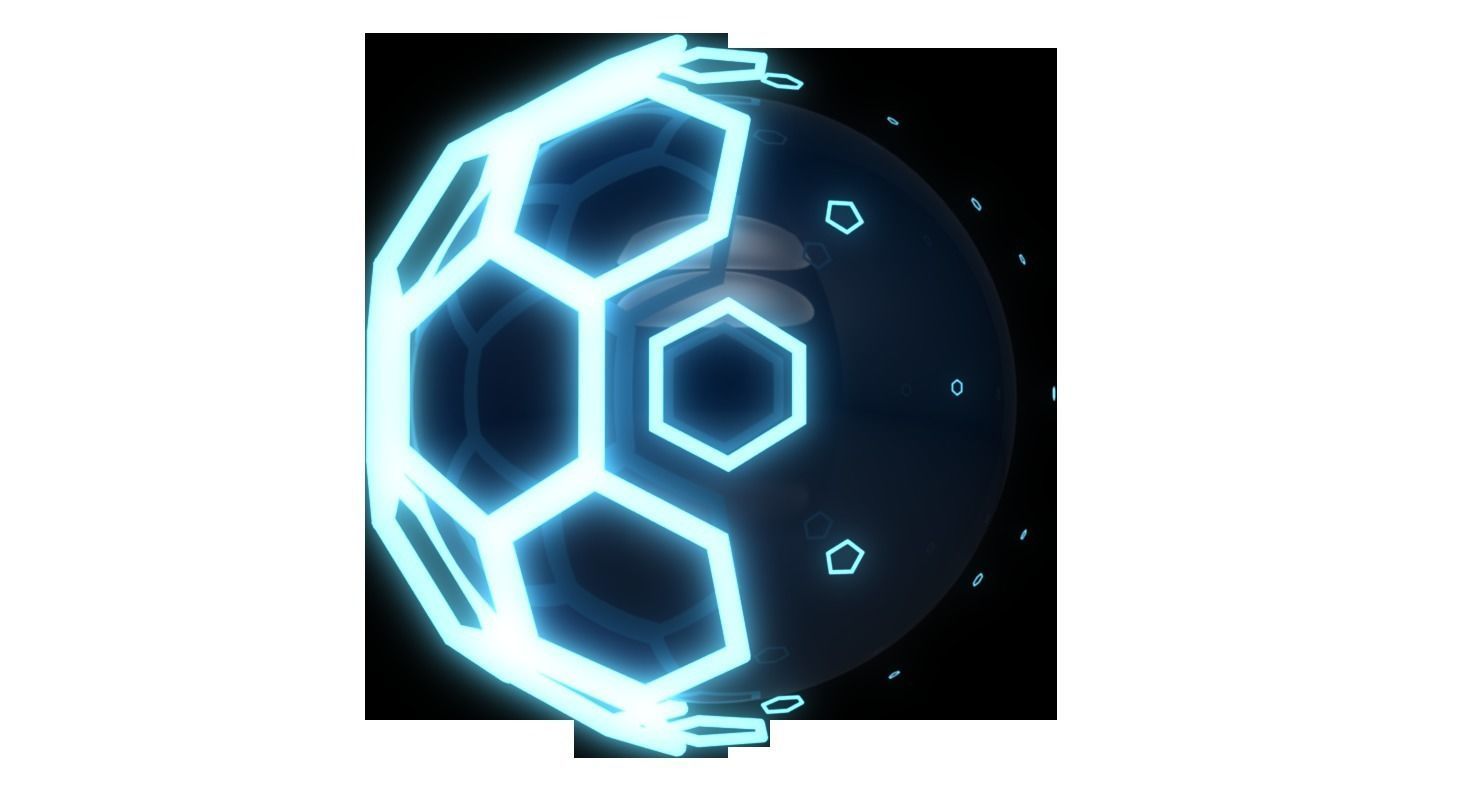Glow Ball 3D model_6