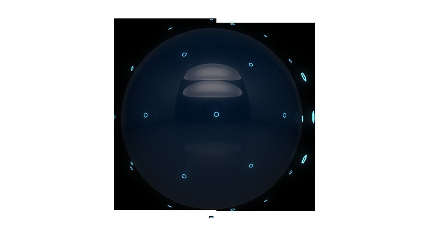Glow Ball 3D model_1
