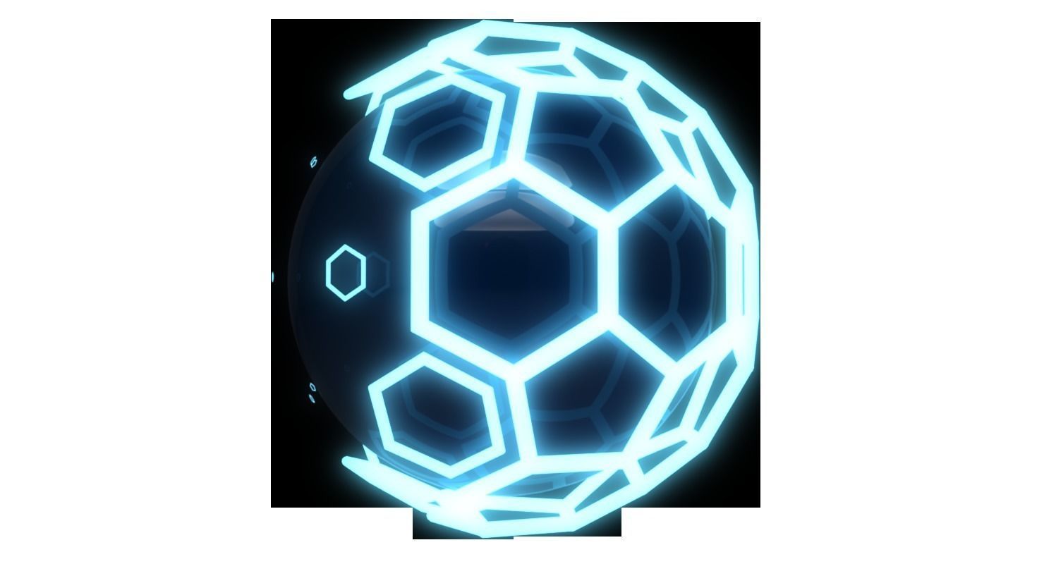 Glow Ball 3D model_3