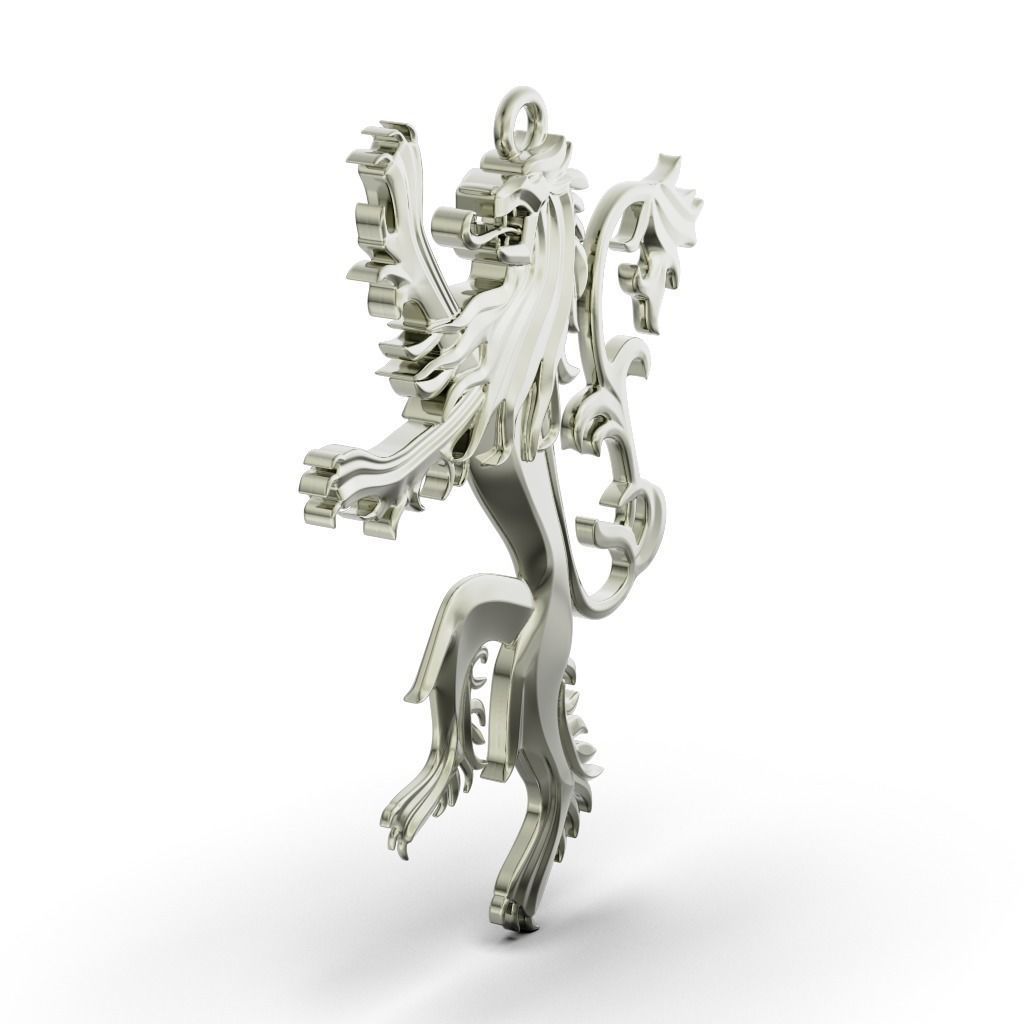 coat of arms Lannisters Game of Thrones 3D print model_1