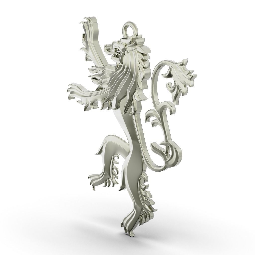 coat of arms Lannisters Game of Thrones 3D print model_2