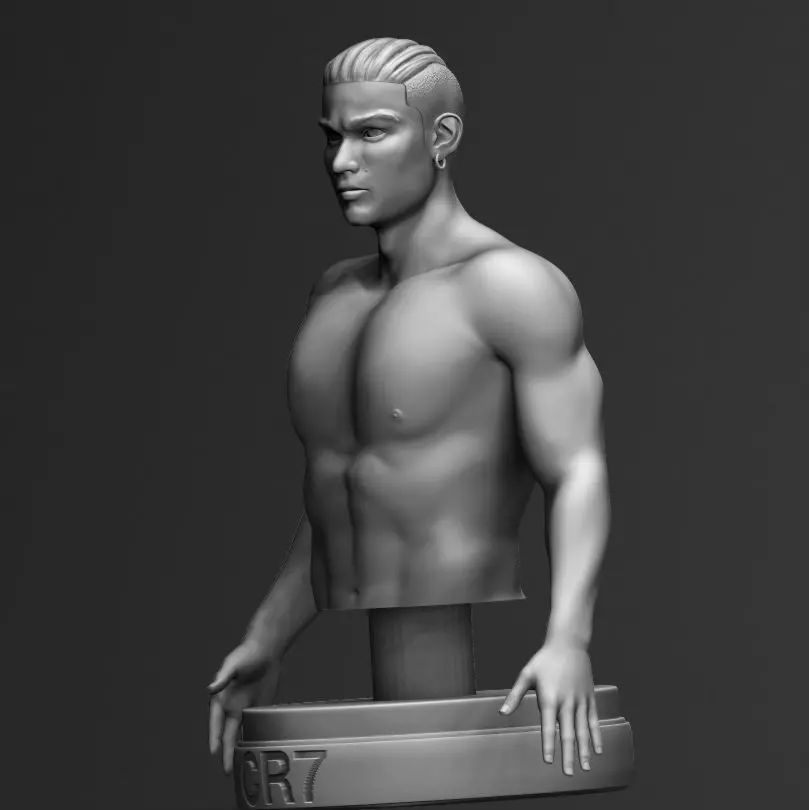 Ronaldo Figurine Free 3D print model_0