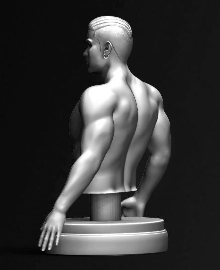 Ronaldo Figurine Free 3D print model_2
