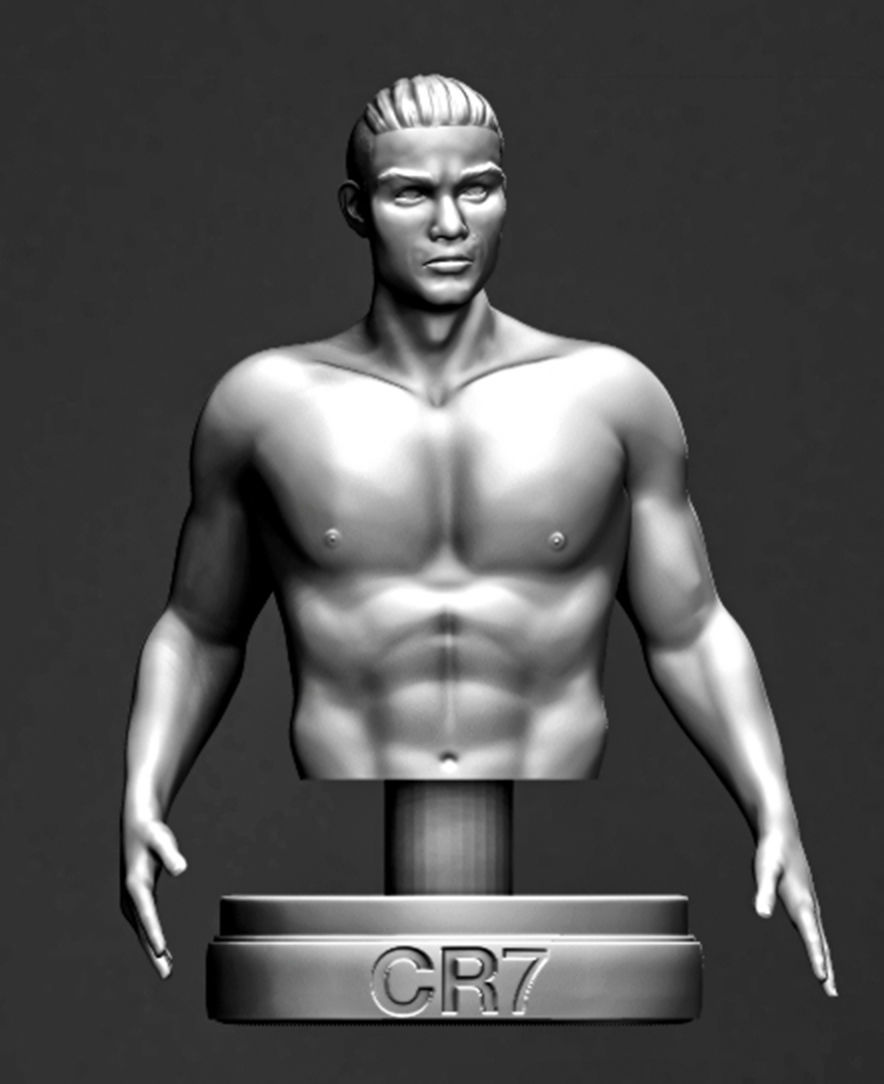 Ronaldo Figurine Free 3D print model_1