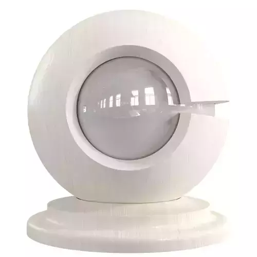 White structured line bao