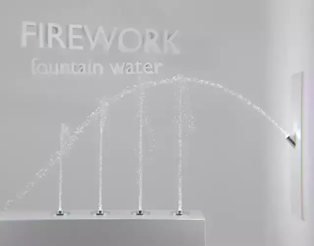 Animated Firework Water Fountains