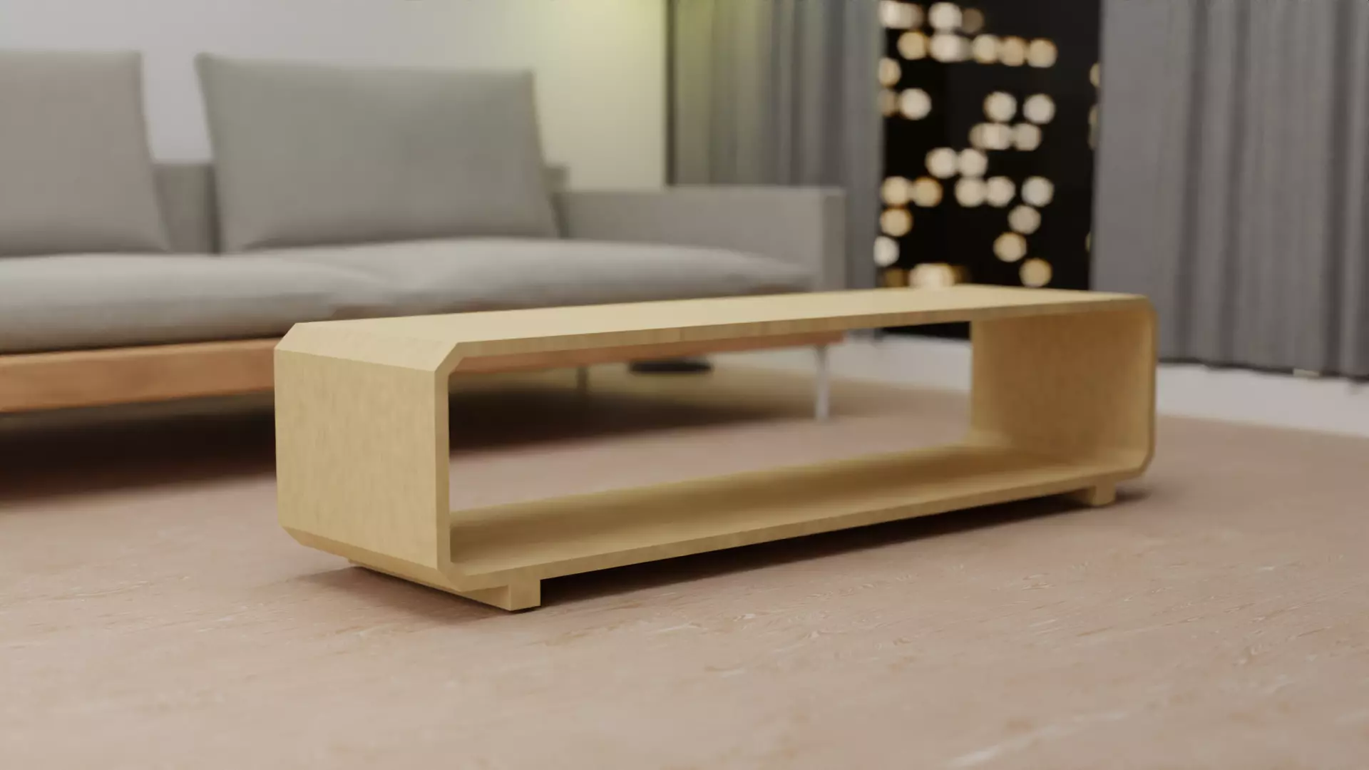 FREE Living Room Minimalist Table Free low-poly 3D model