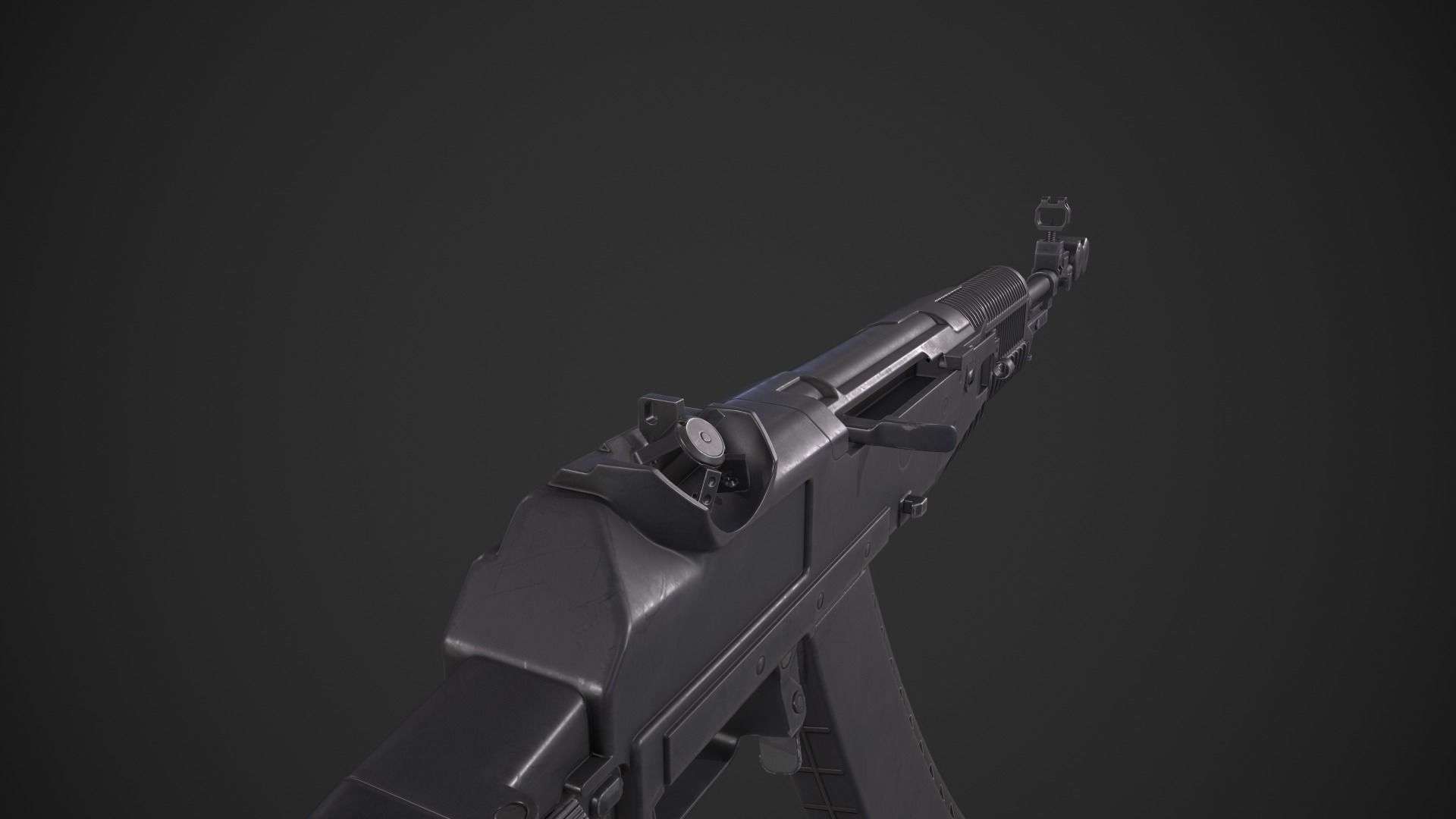 AN-94 ak - rifle Low-poly 3D model_15
