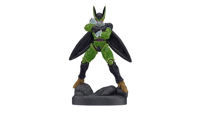  Cell Statue Low-poly 3D model